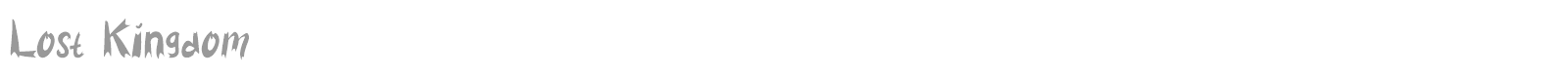 Lost Kingdom font preview